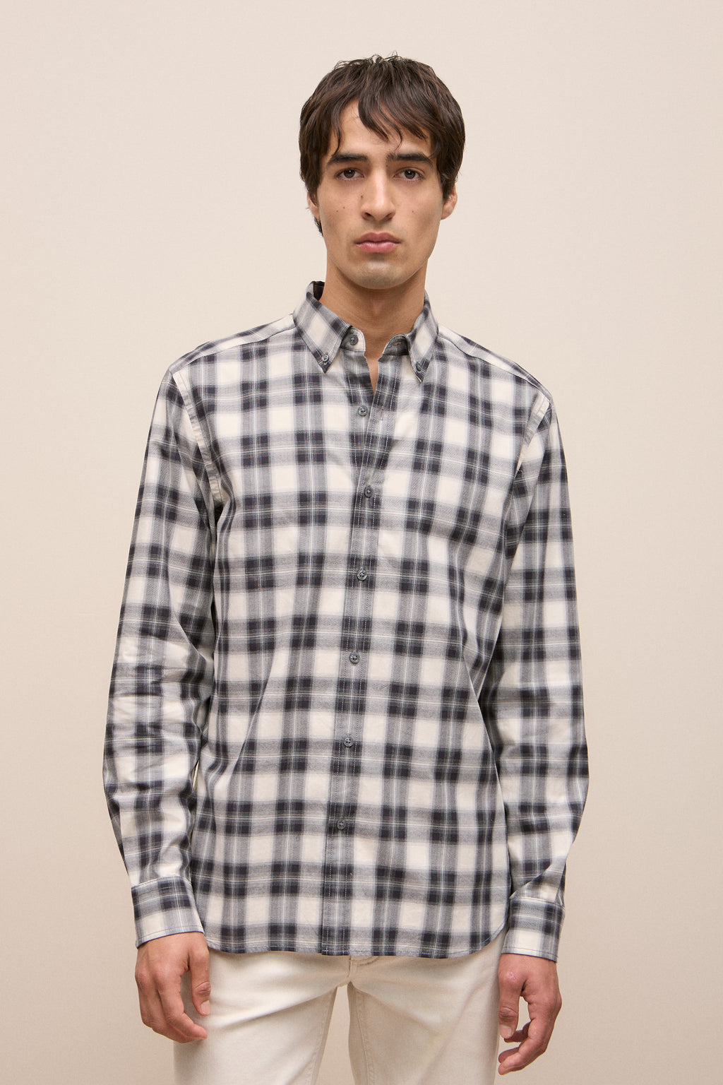 Ombre Check Shirt