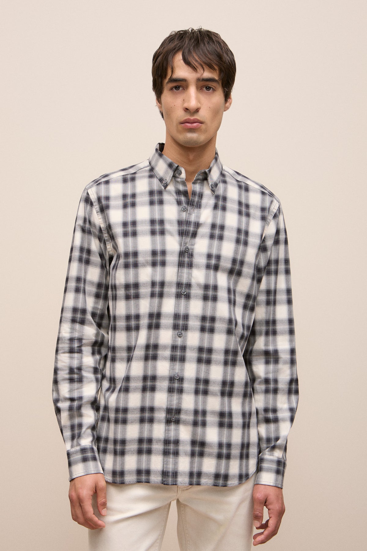 Ombre Check Shirt
