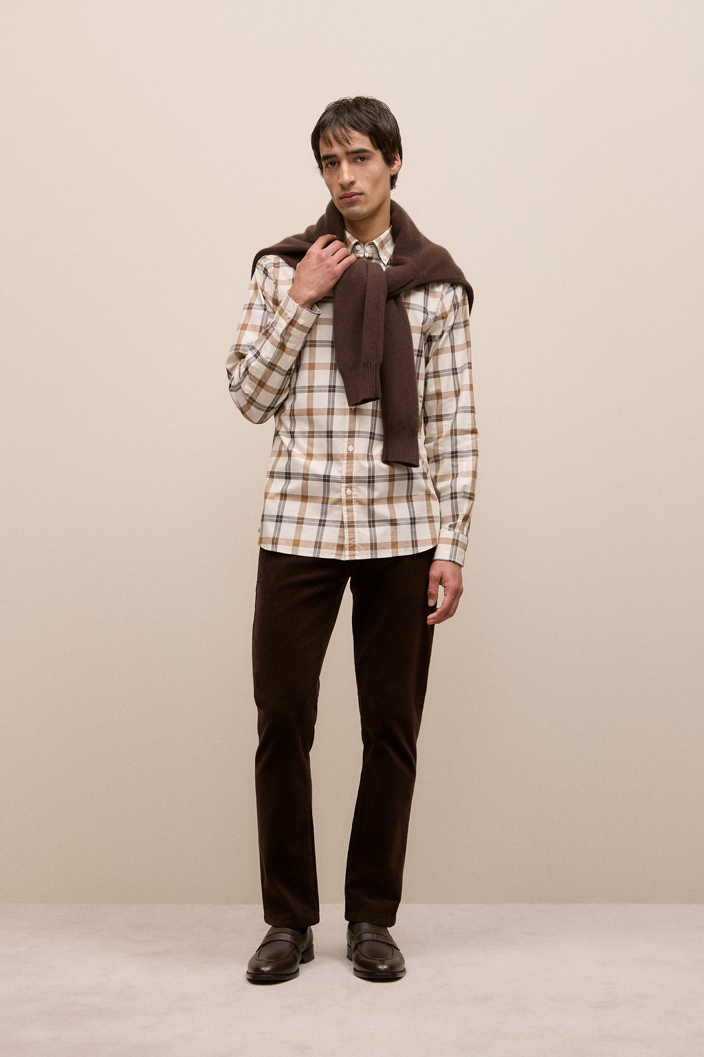 Two Tone Check Shirt