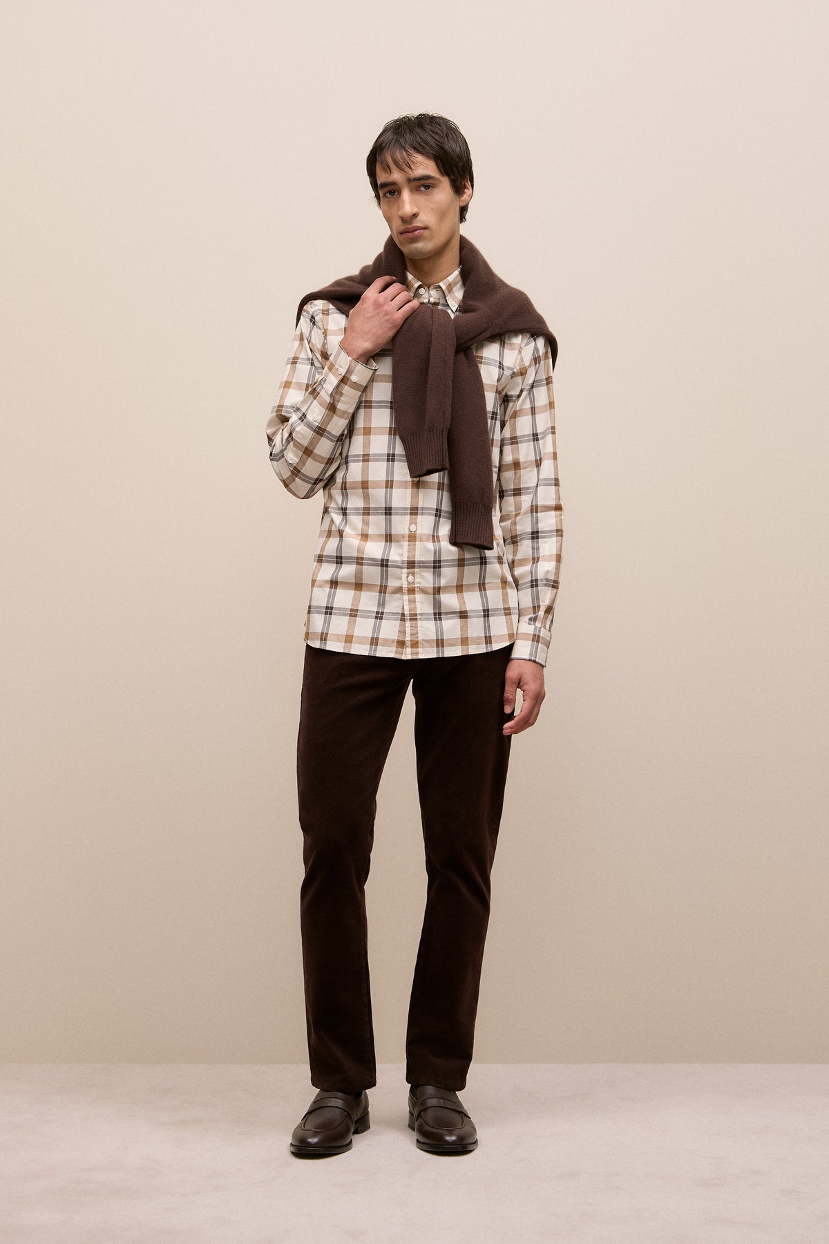 Two Tone Check Shirt