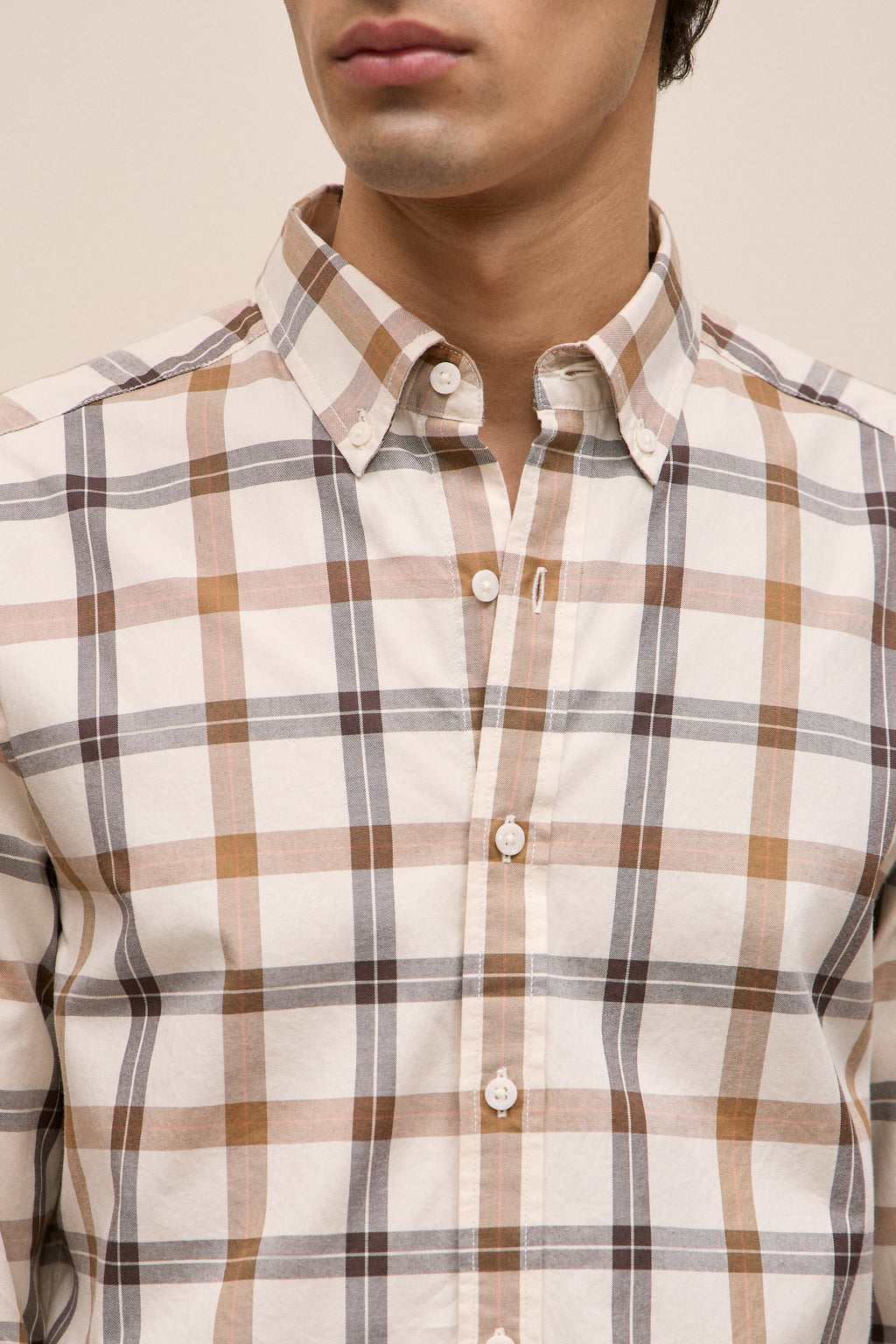 Two Tone Check Shirt