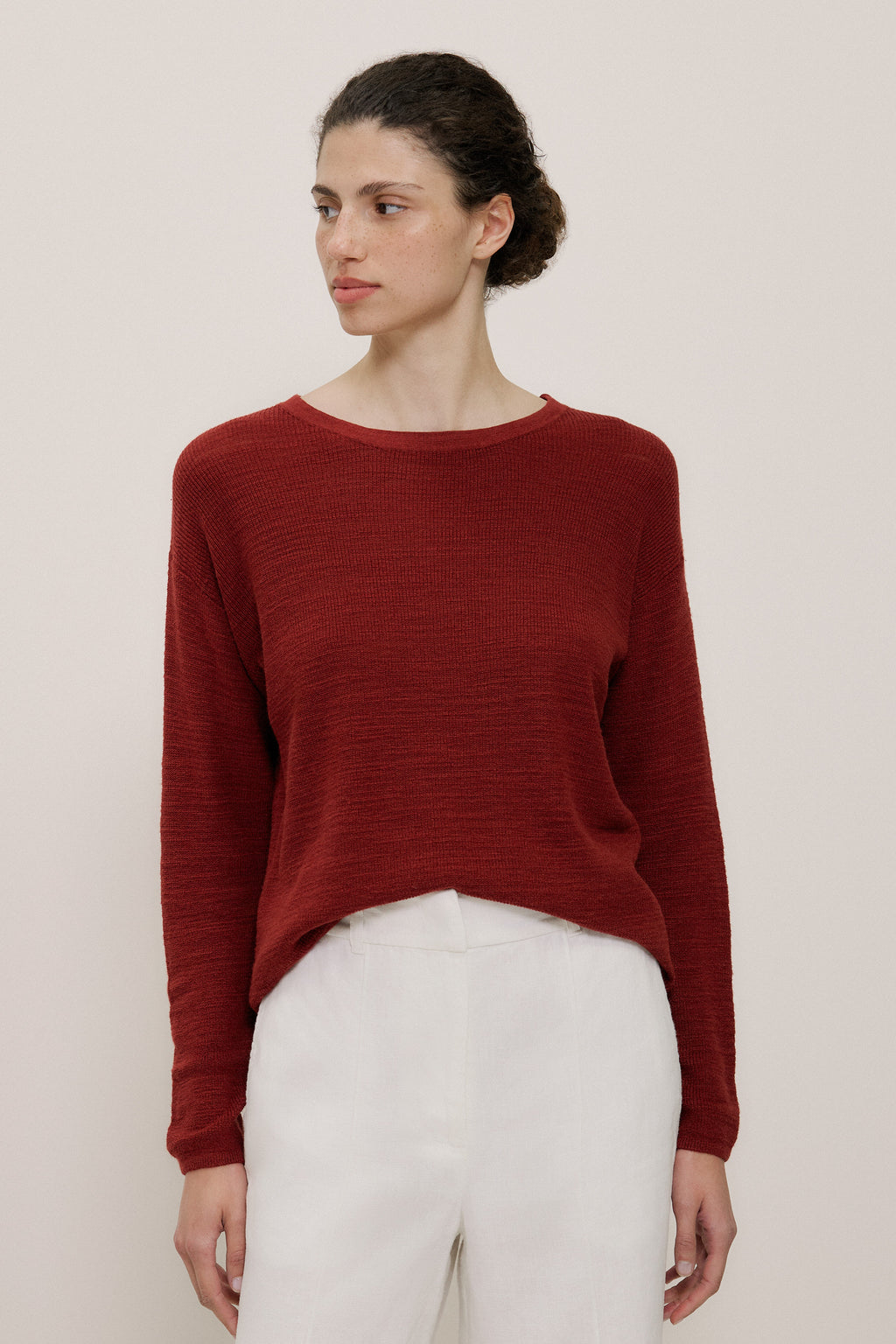 Linen Cotton Pullover
