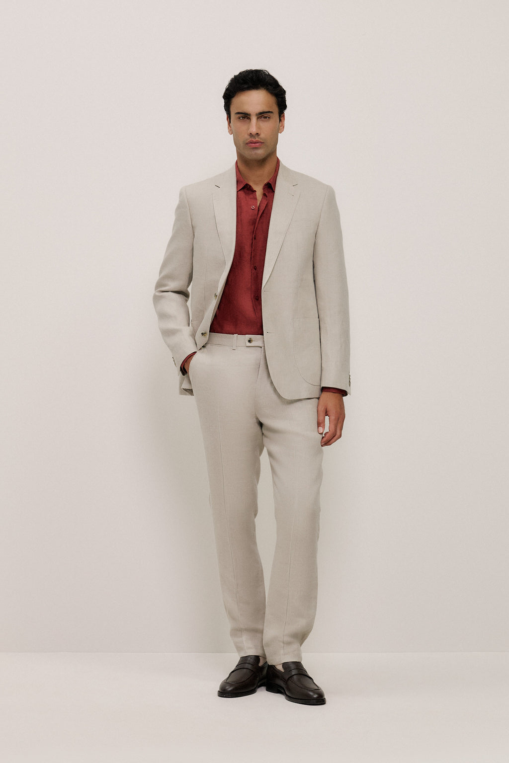 Tailored Fit Delave Linen Shirt