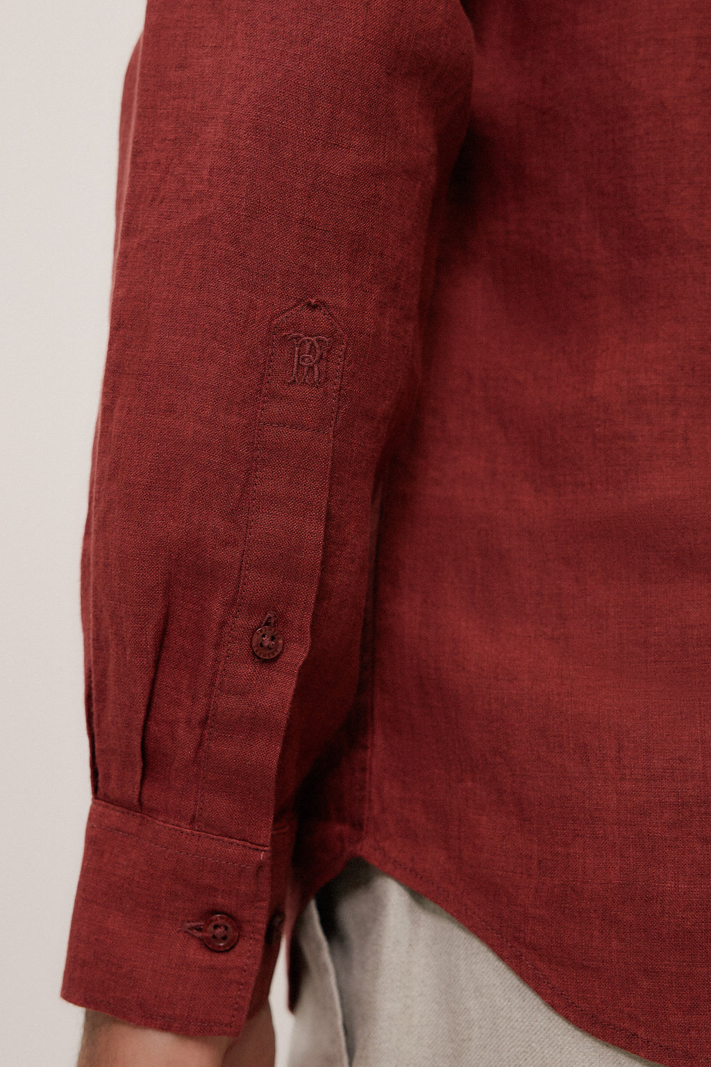 Tailored Fit Delave Linen Shirt
