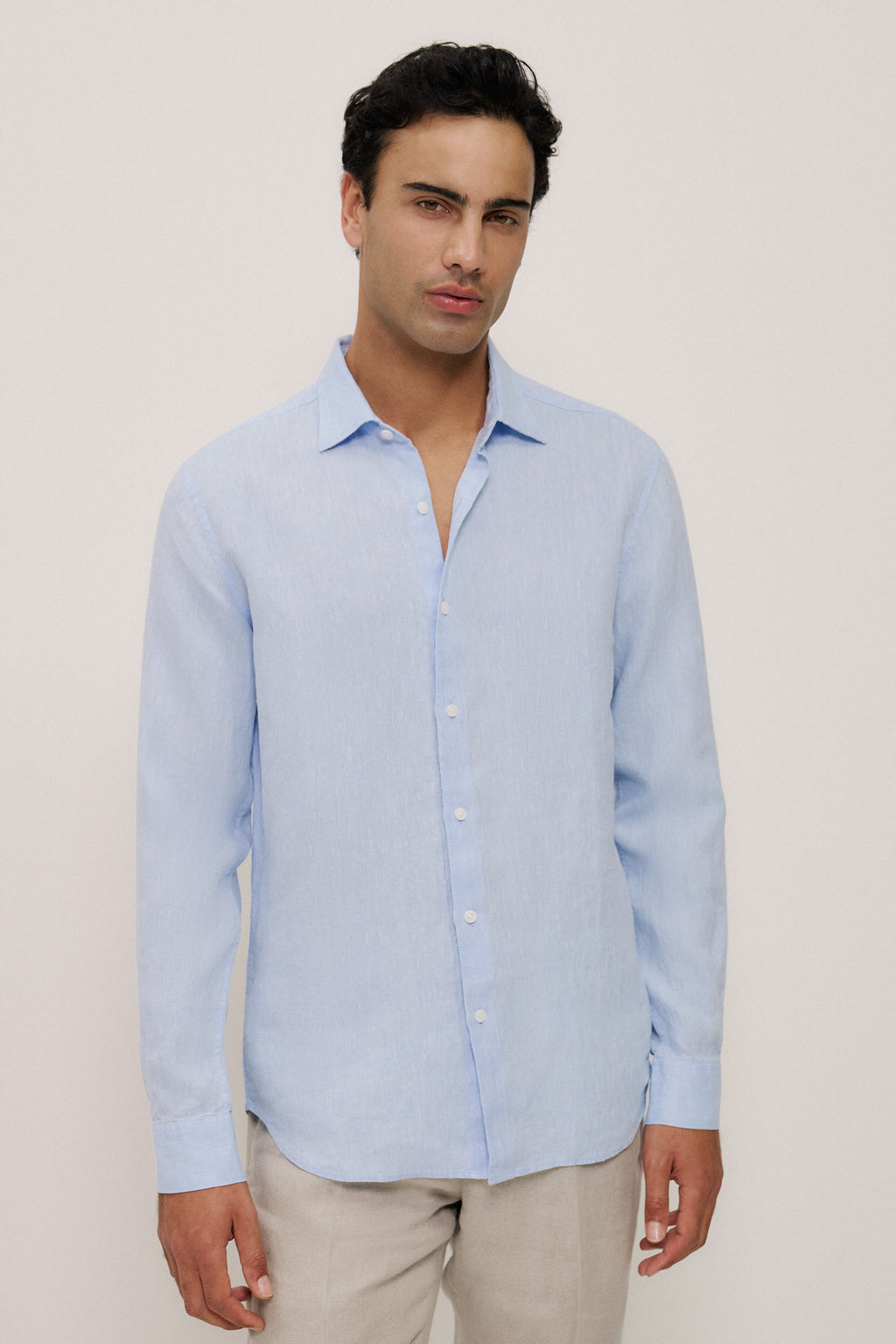 Tailored Fit Delave Linen Shirt