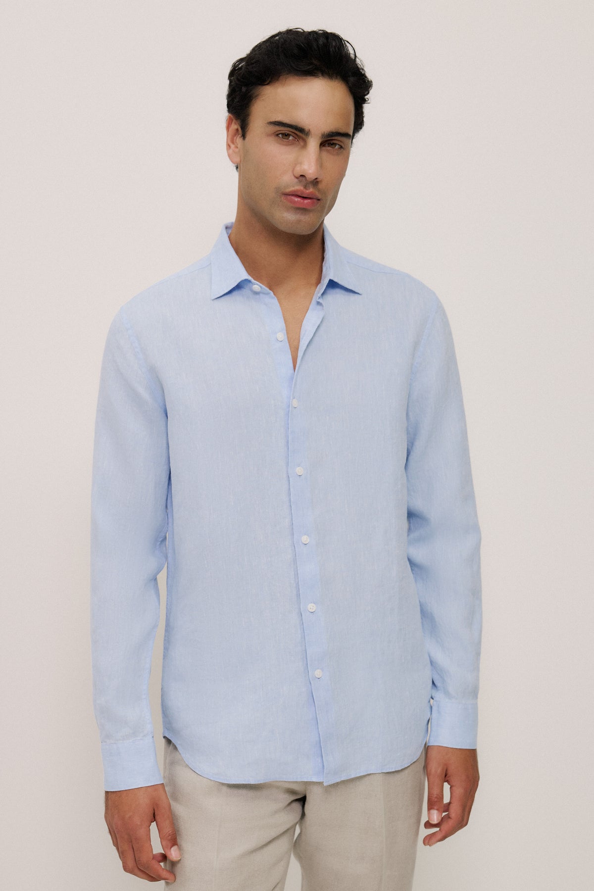 Tailored Fit Delave Linen Shirt