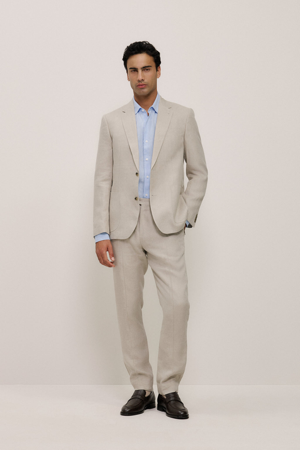 Tailored Fit Delave Linen Shirt