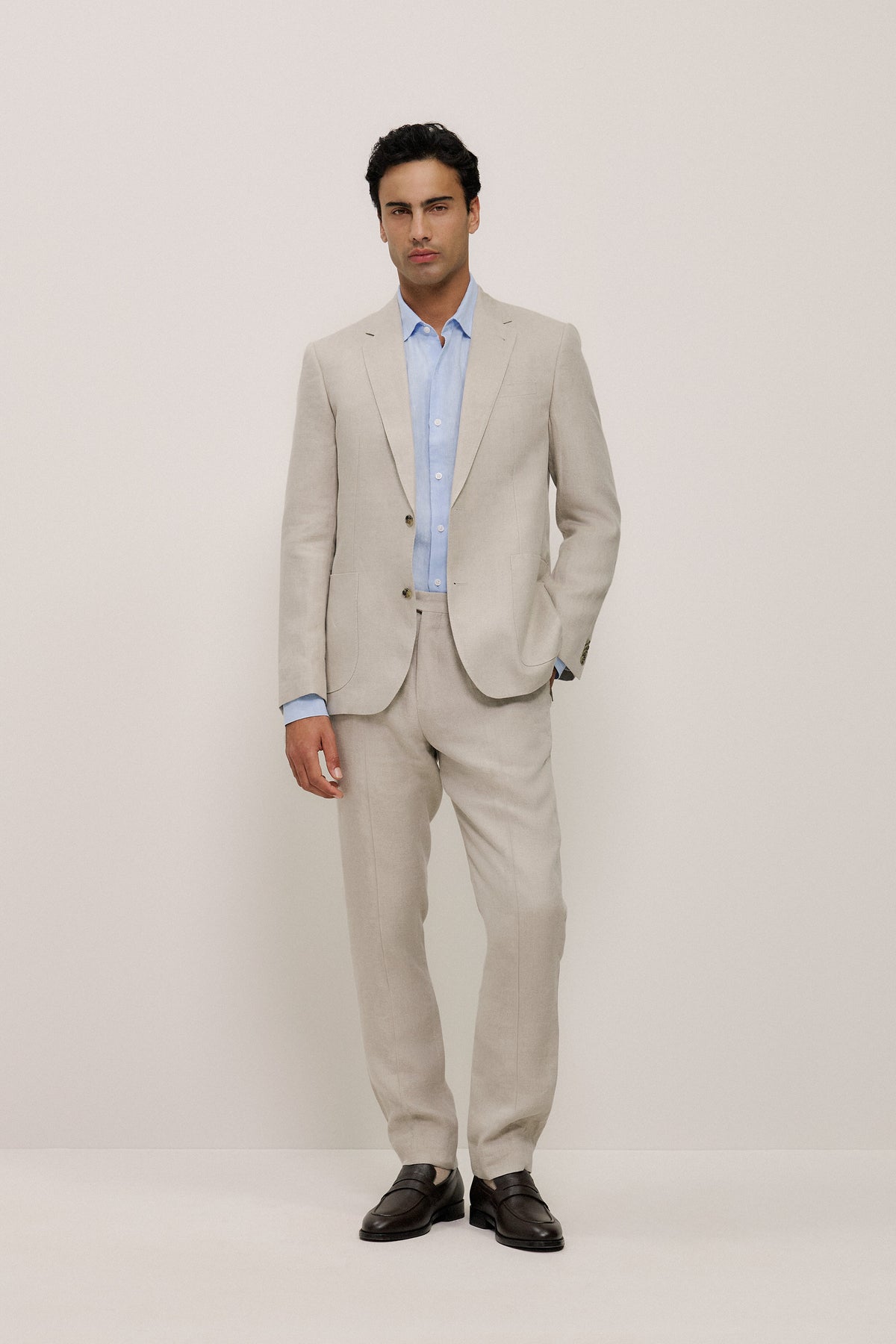 Tailored Fit Delave Linen Shirt