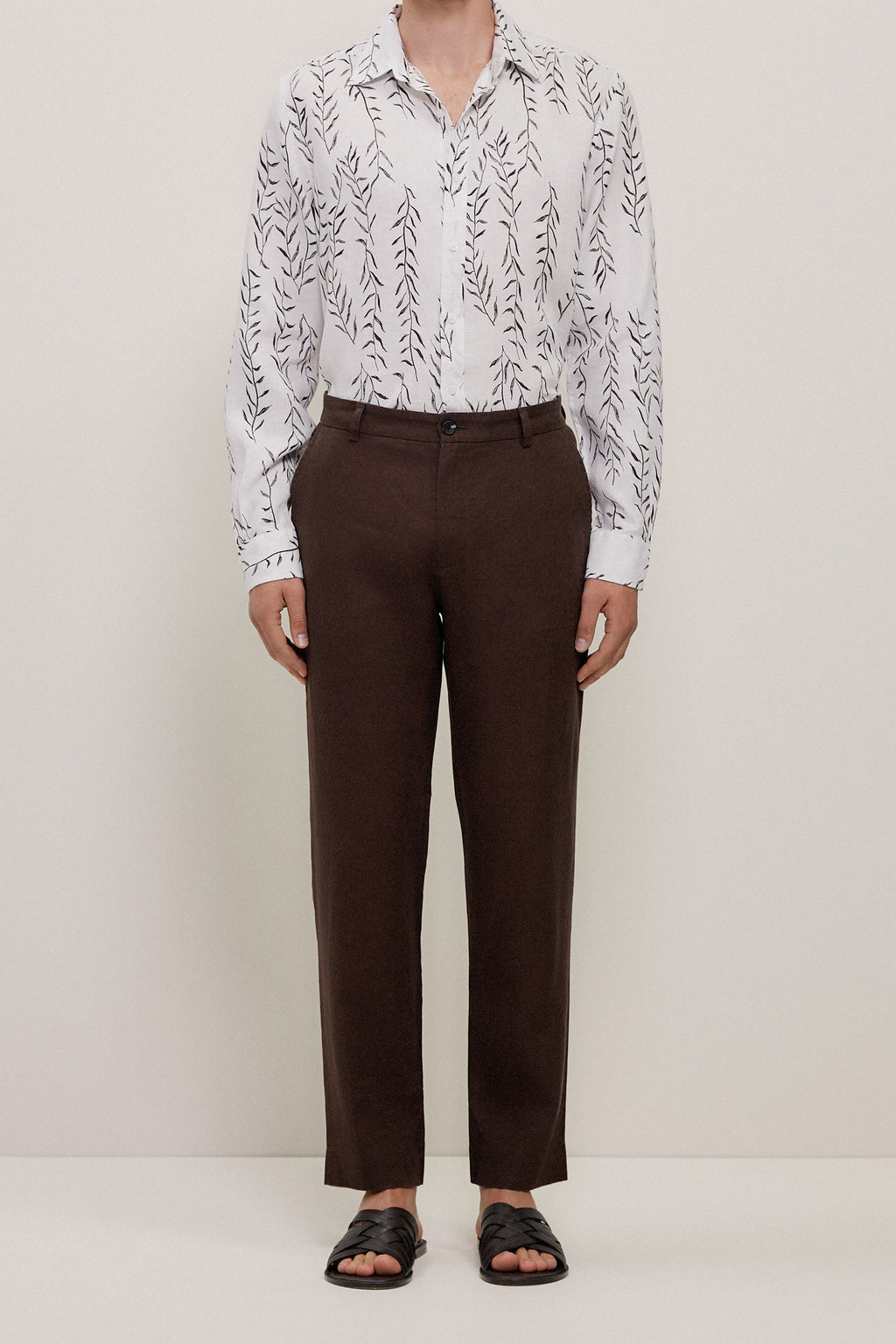 Linen Relaxed Tailored Pant