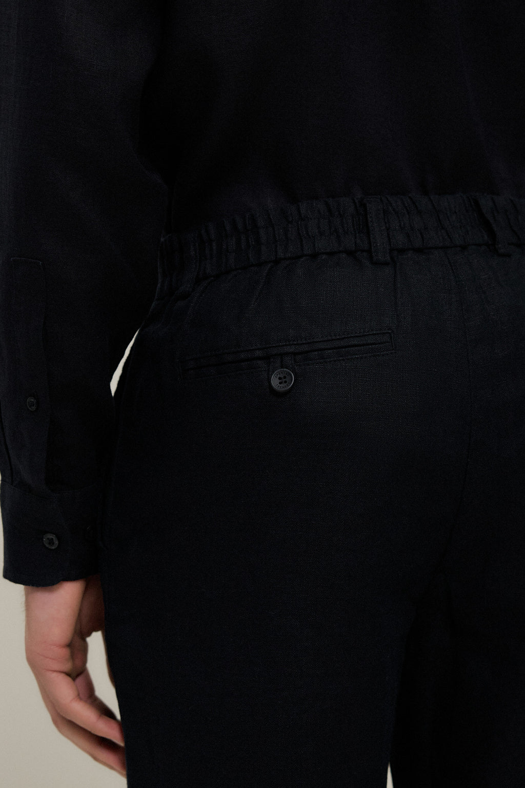 Linen Relaxed Tailored Pant