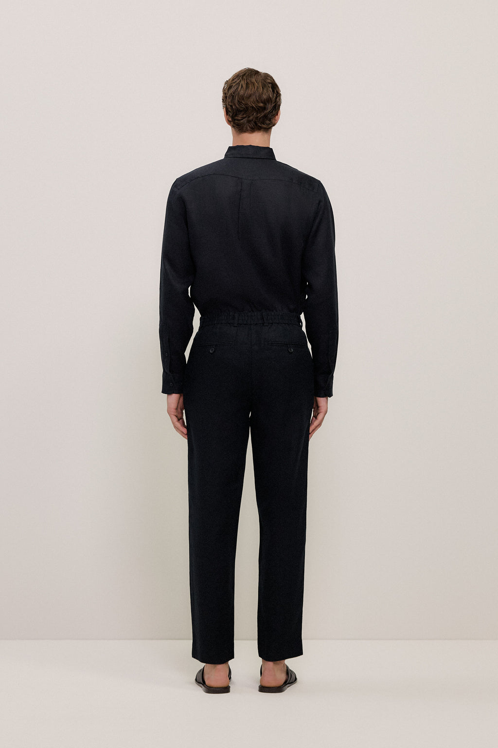 Linen Relaxed Tailored Pant