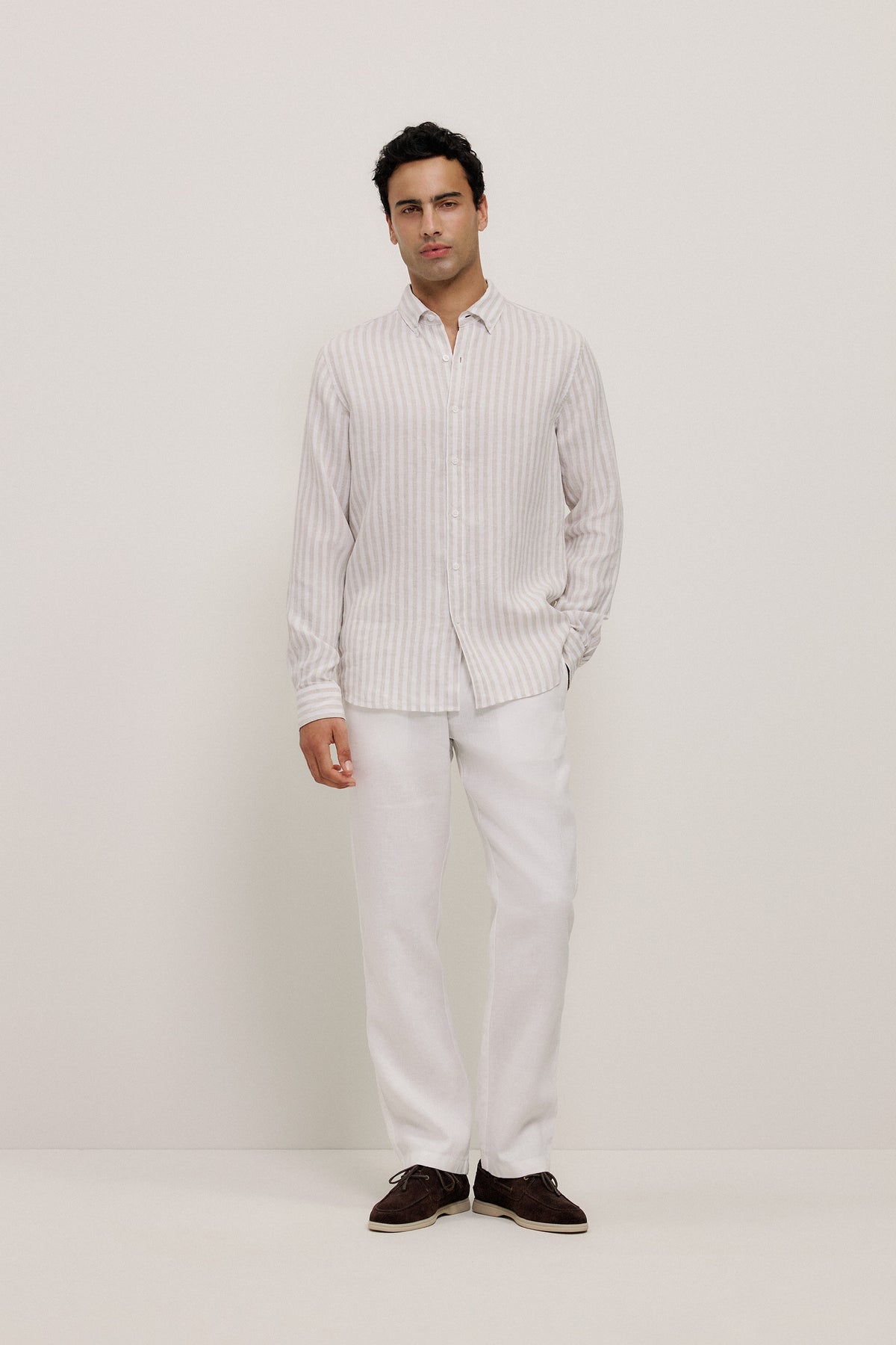 Linen Relaxed Drawcord Pant