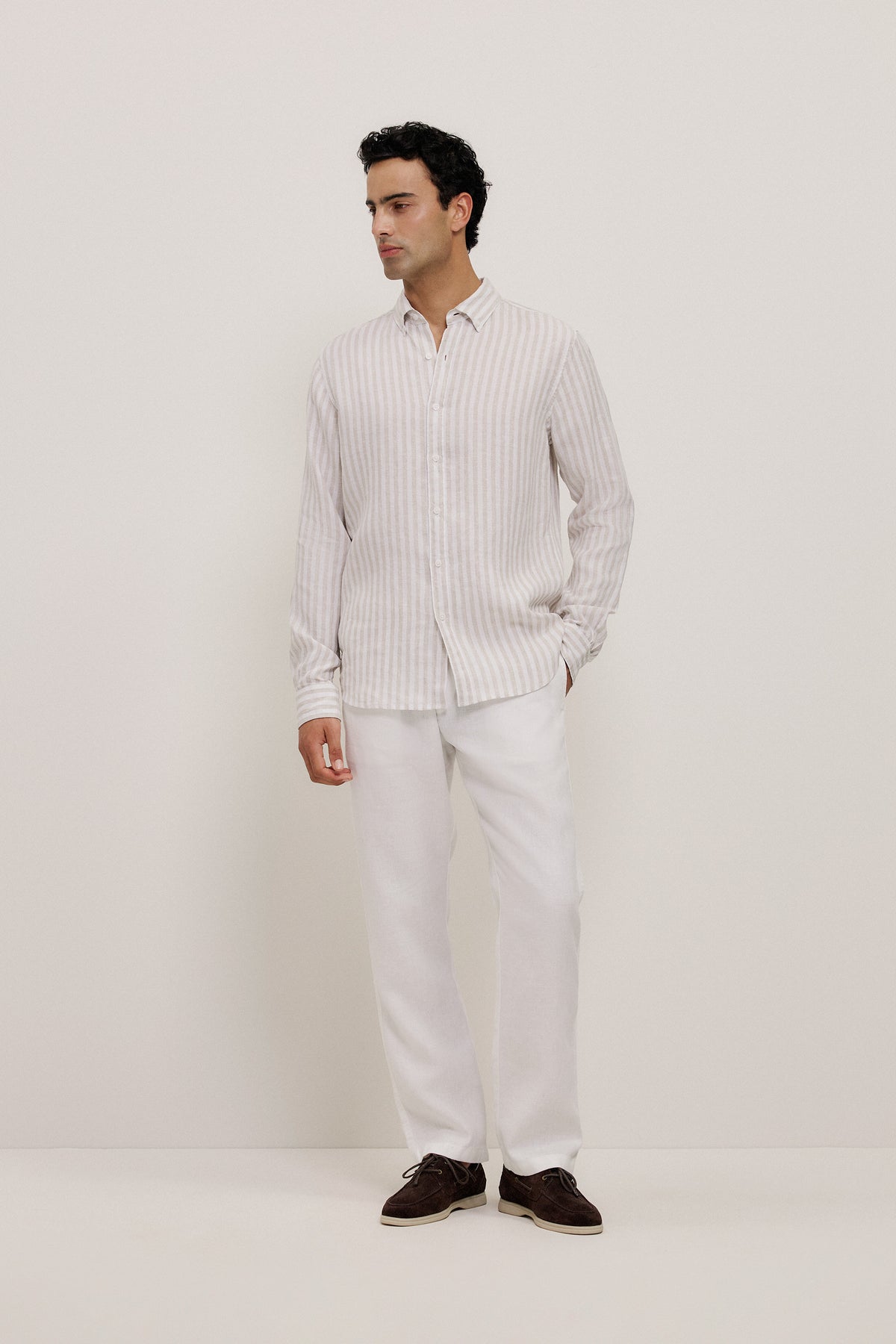 Linen Relaxed Drawcord Pant