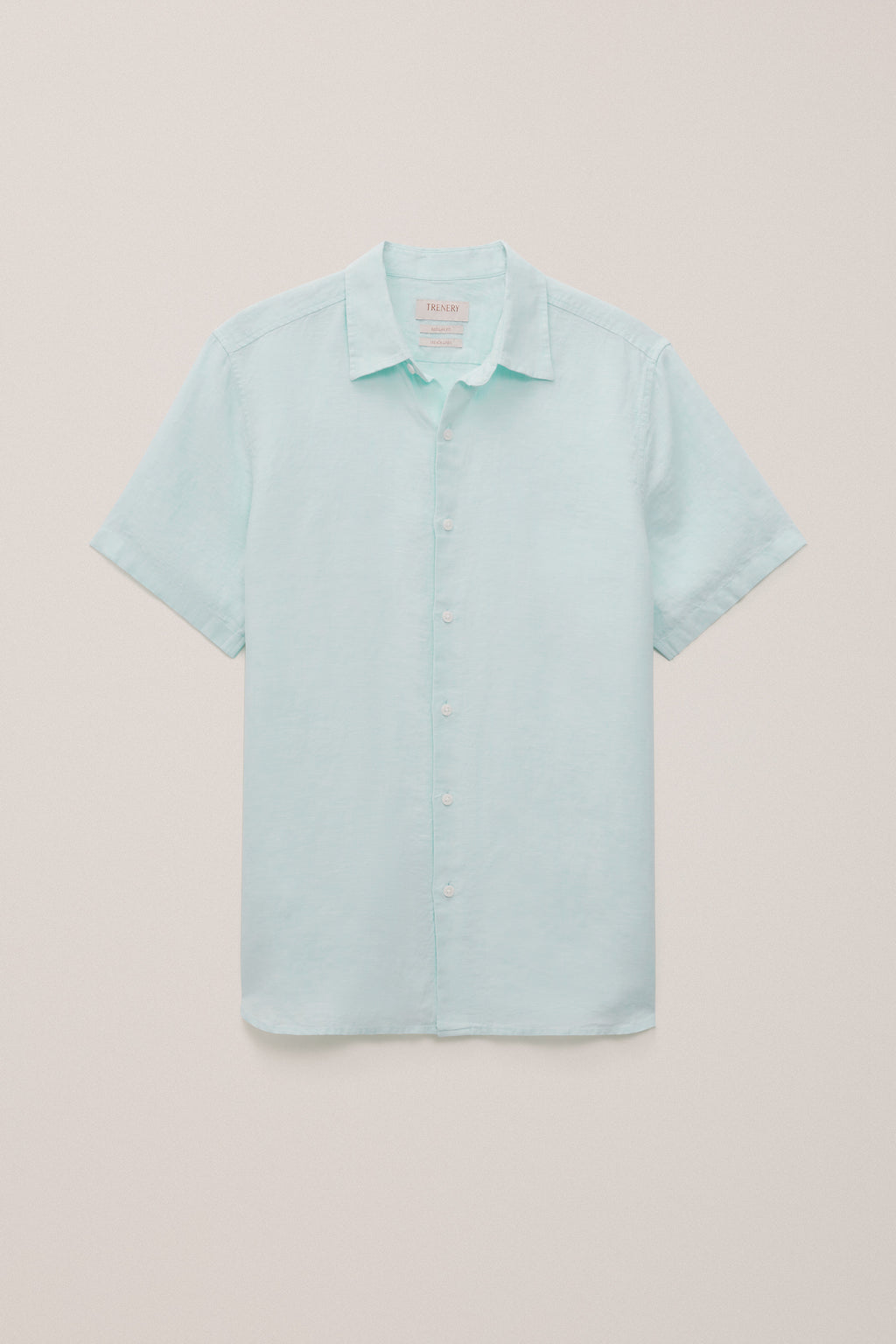 Yarn Dyed Linen Short Sleeve Shirt