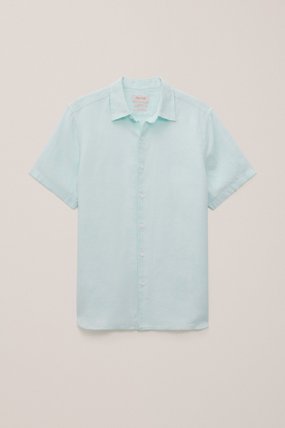 Yarn Dyed Linen Short Sleeve Shirt