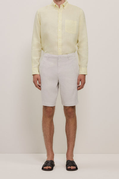 Yarn Dyed Linen Relaxed Short