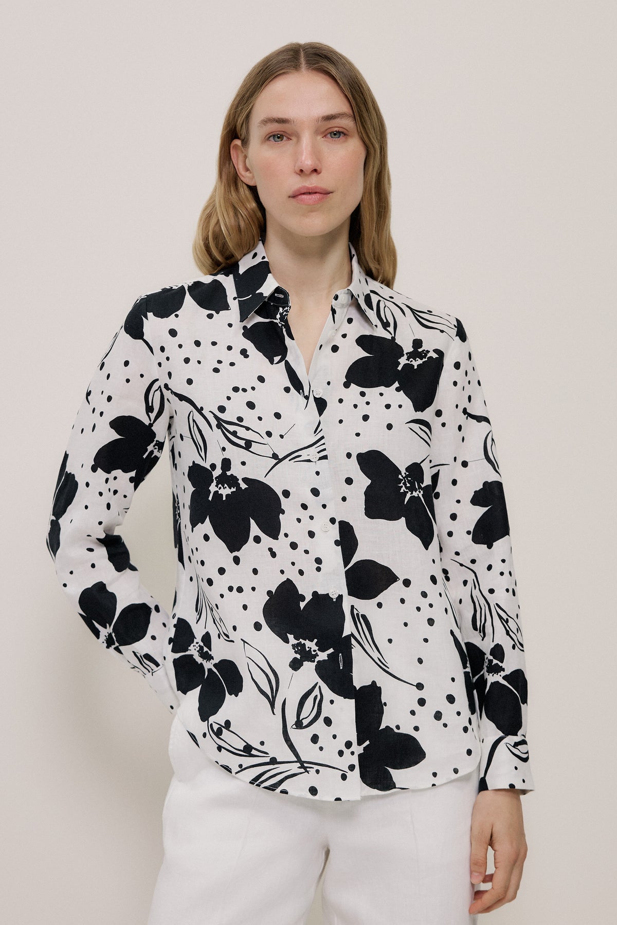 Etta Linen Long Sleeve Shirt