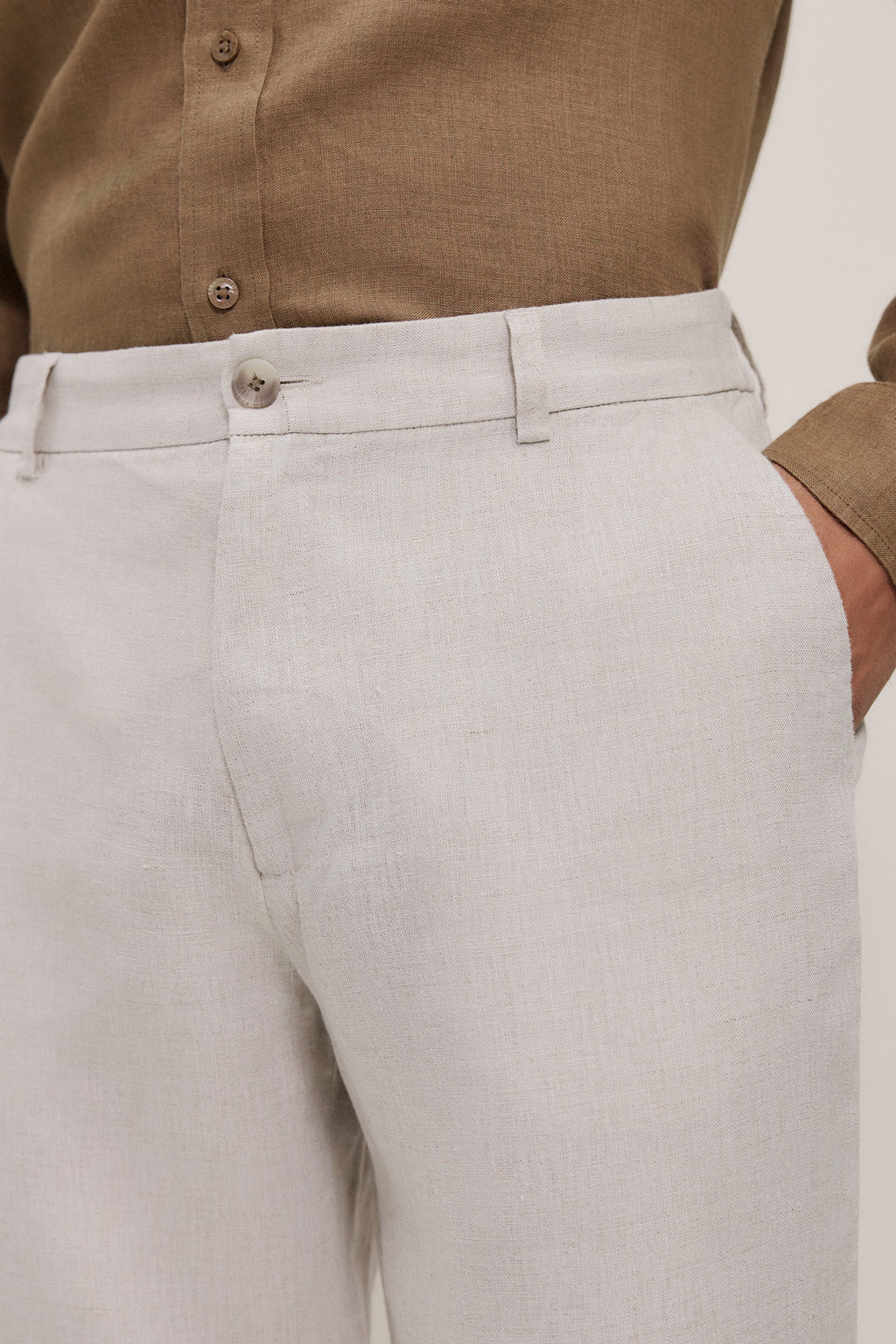 Linen Relaxed Tailored Pant