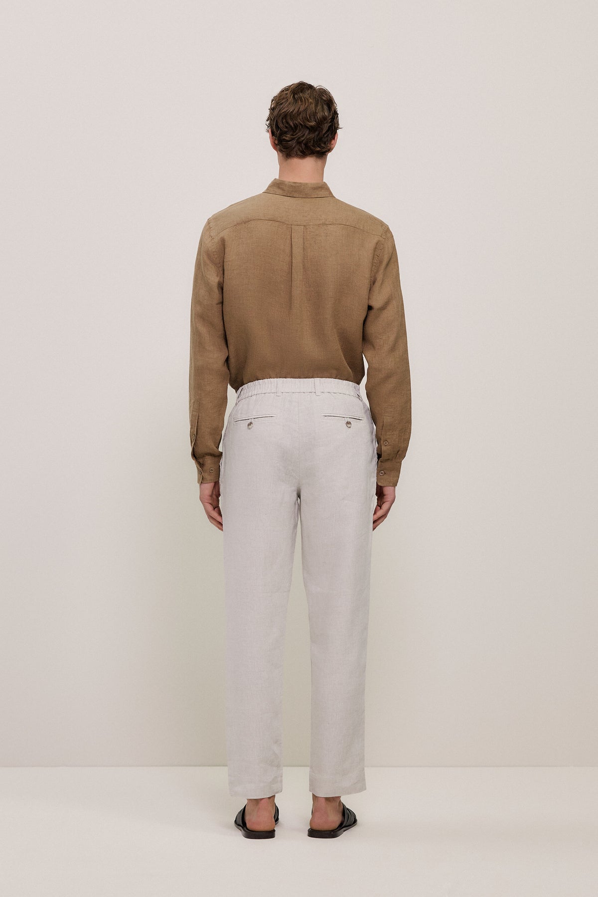 Linen Relaxed Tailored Pant