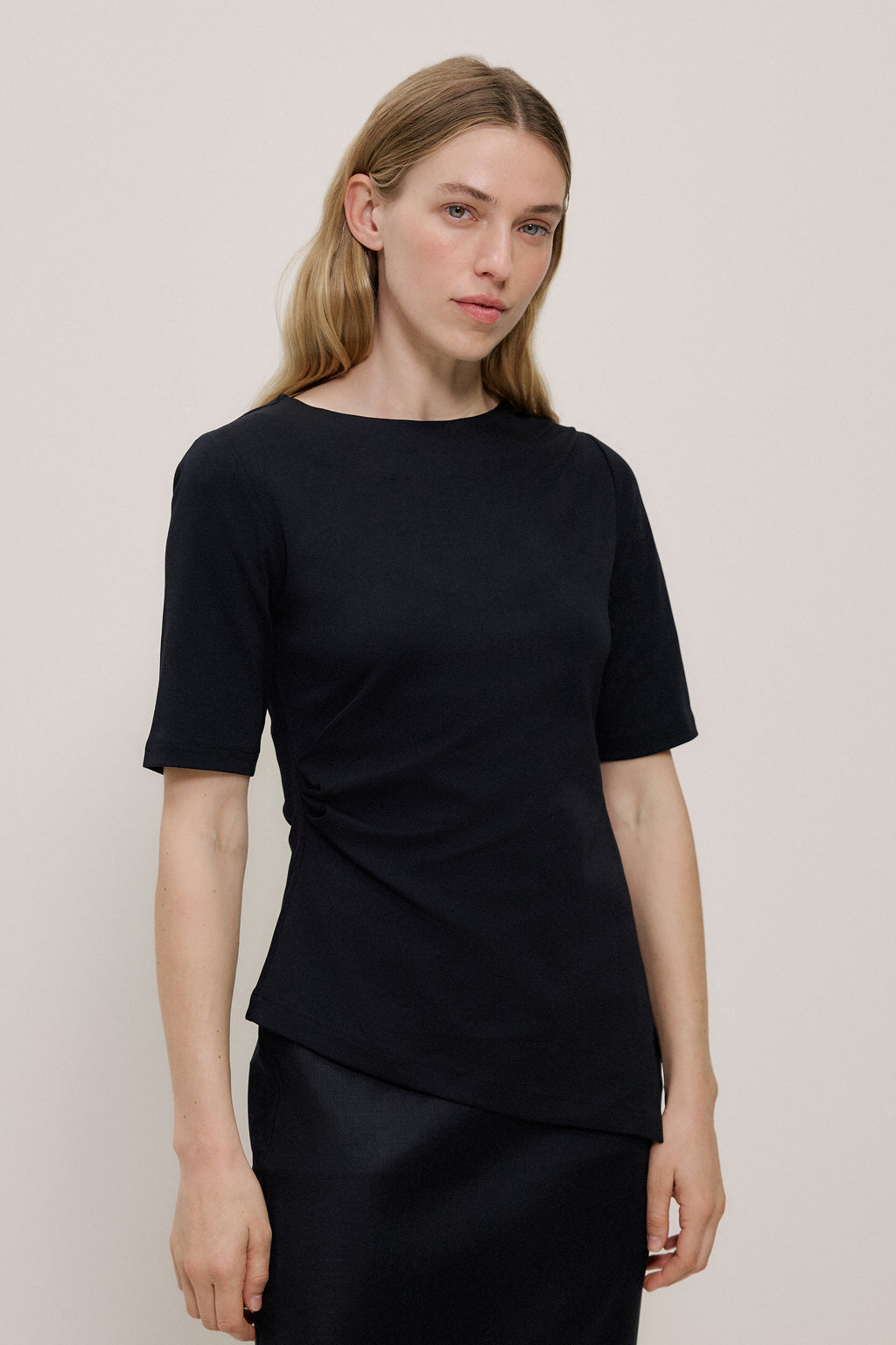 Modal Cotton Asymmetric T-shirt