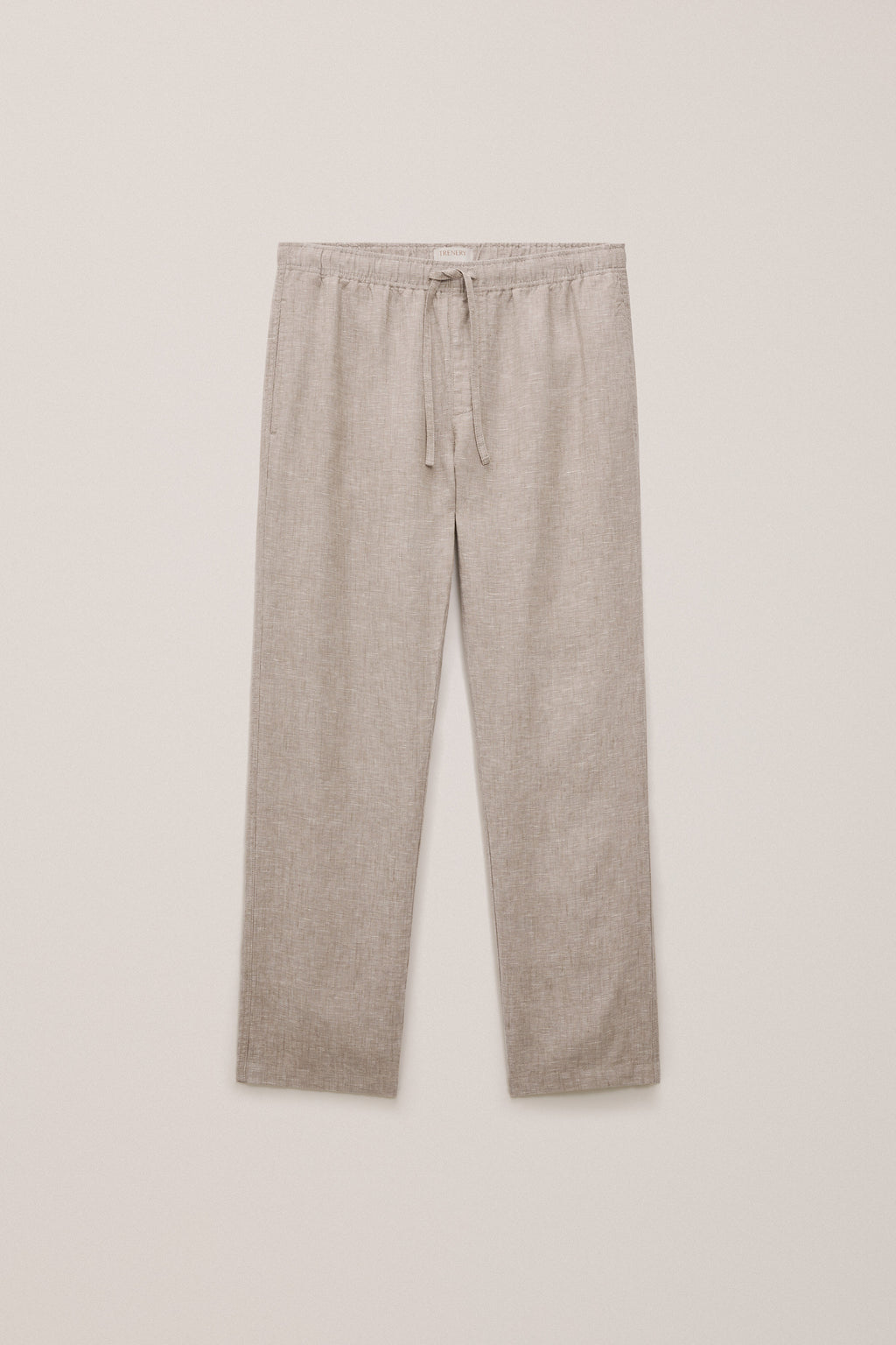 Yarn Dyed Linen Relaxed Drawcord Pant