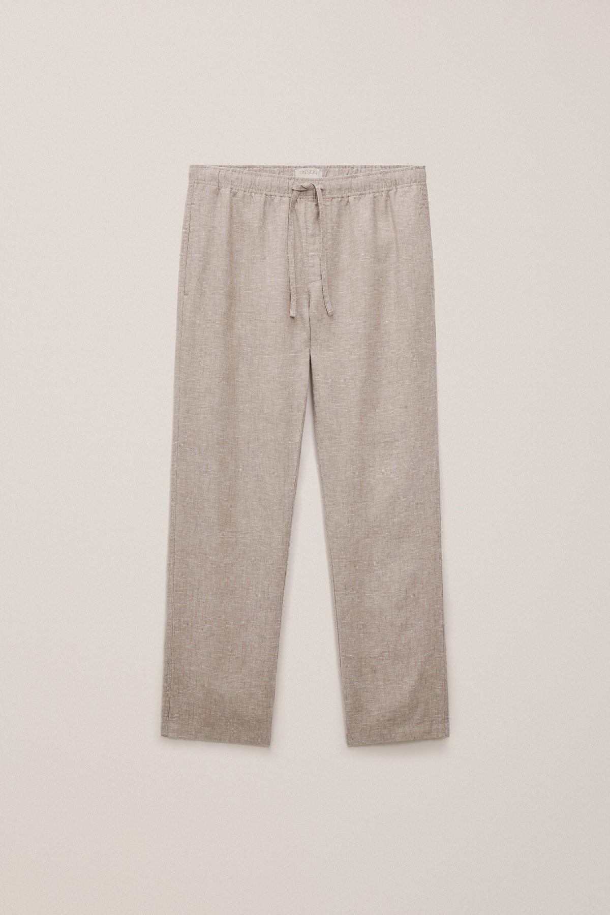 Yarn Dyed Linen Relaxed Drawcord Pant