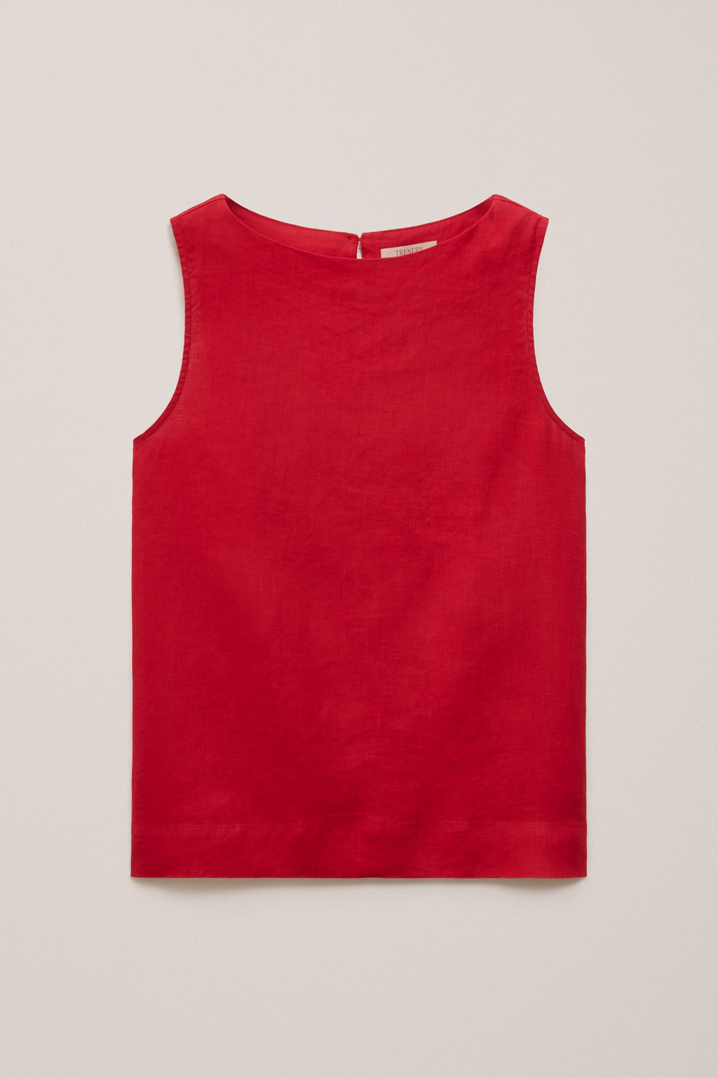 Linen Boatneck Tank