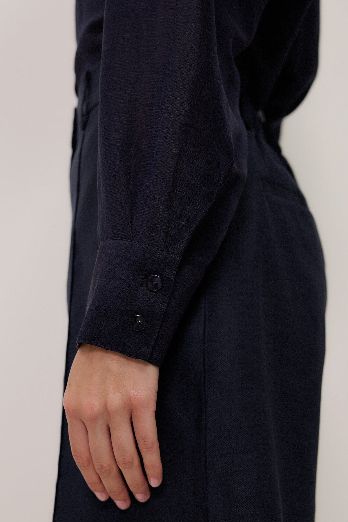 Linen Silk Relaxed Shirt