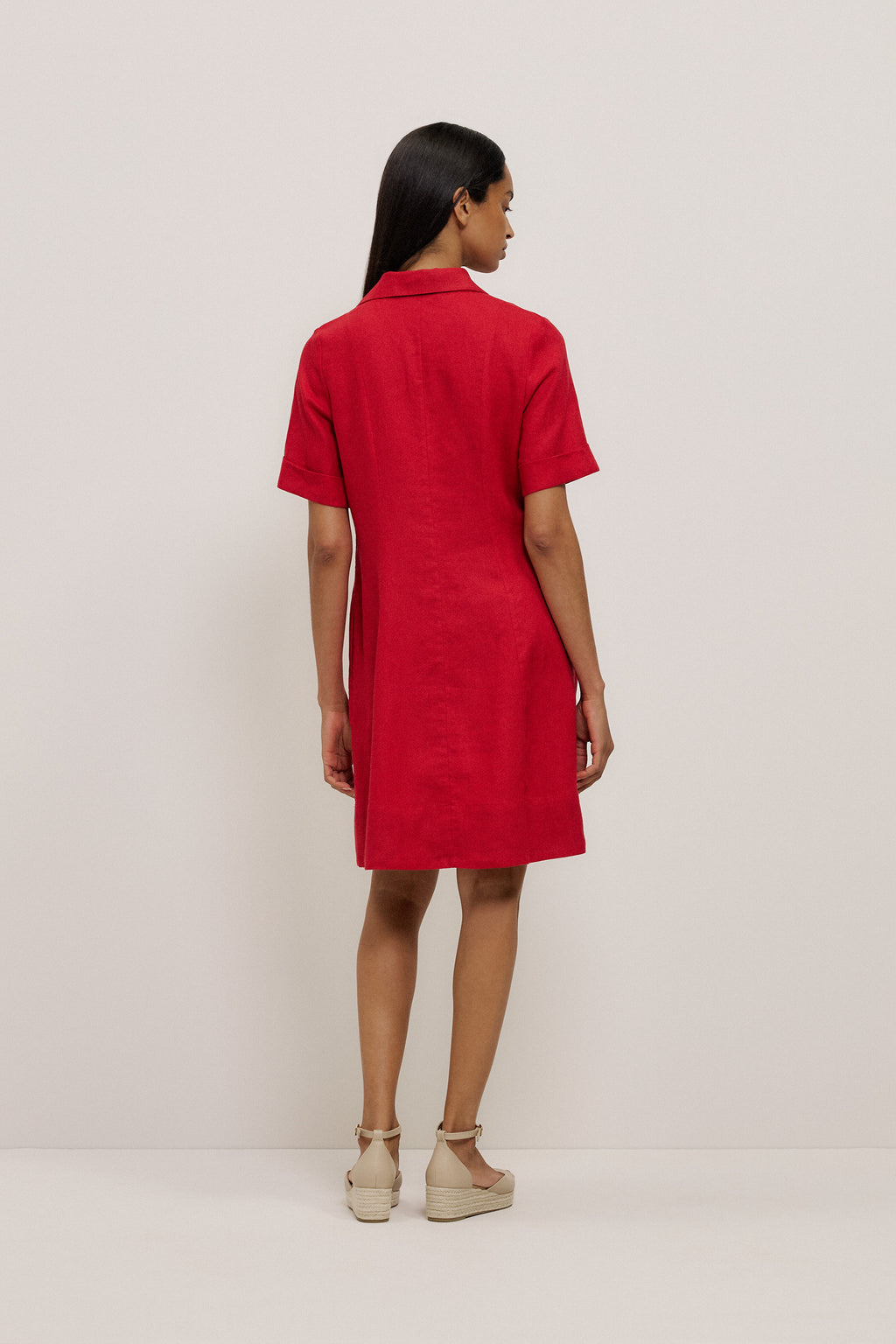 Linen Popover Dress