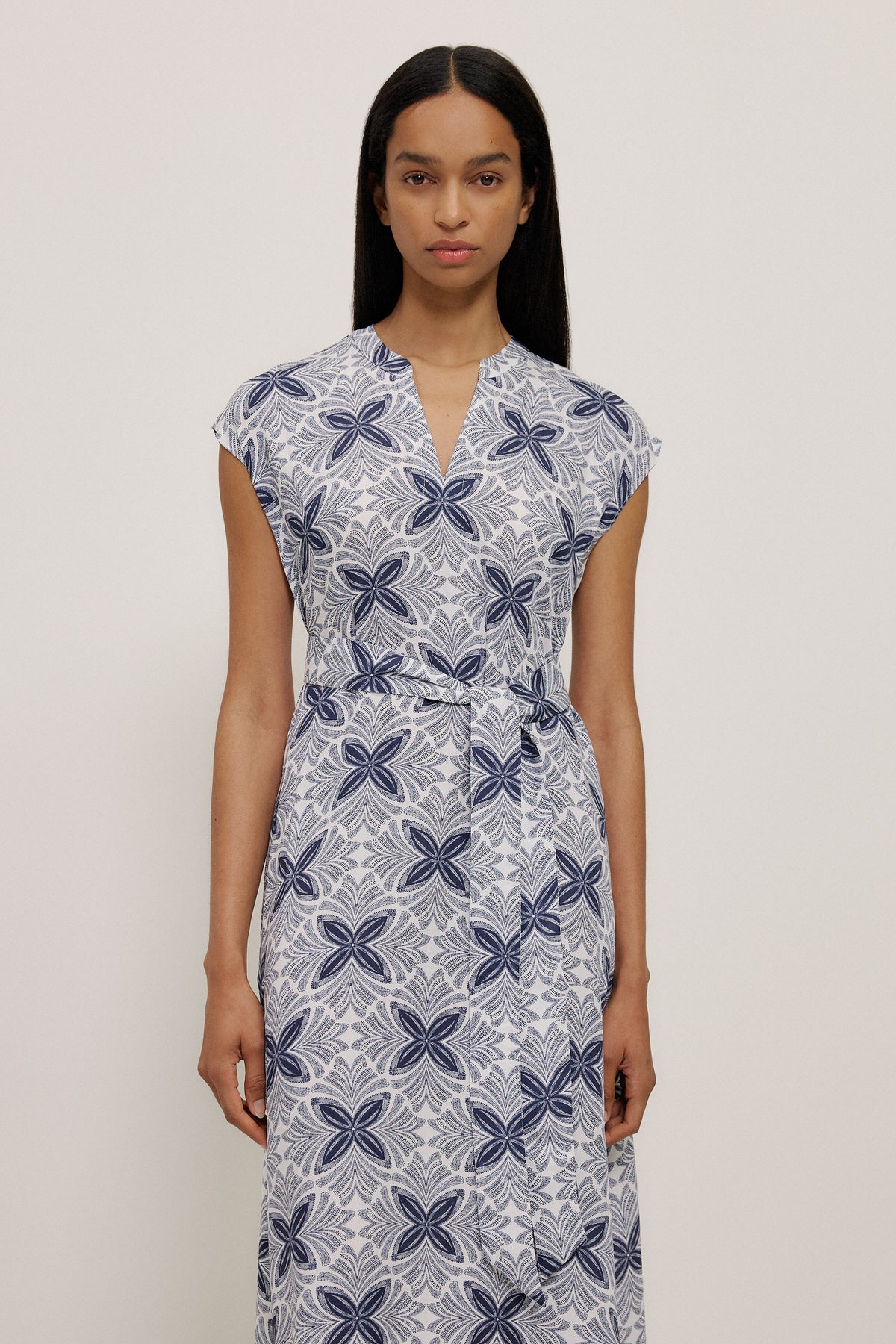 Mosaic Relaxed Popover Dress