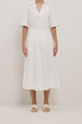 Soft Denim Pull On Skirt