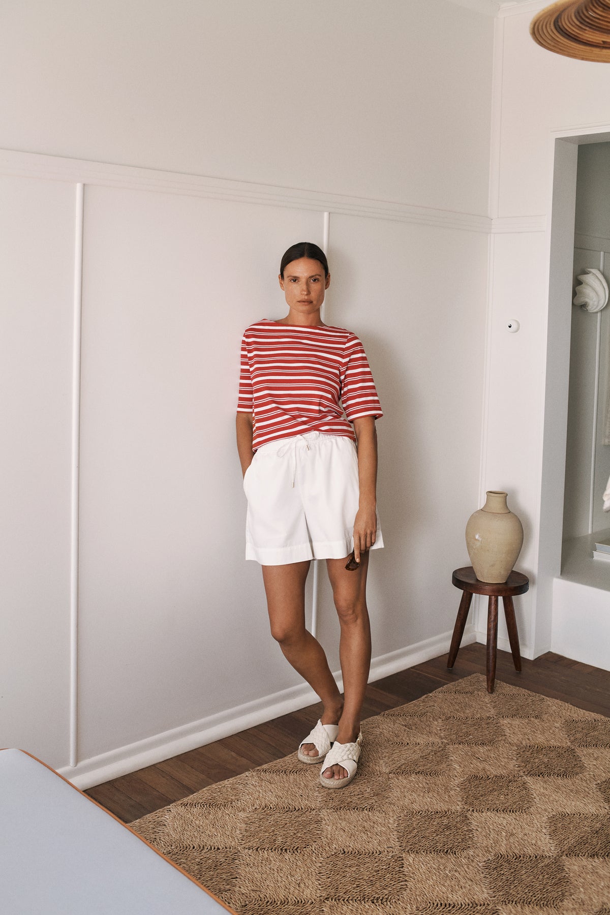 Stripe Boatneck T-shirt