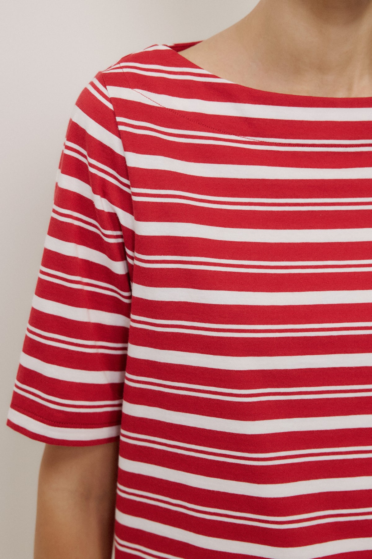 Stripe Boatneck T-shirt