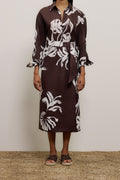 Solenne Linen Wrap Skirt