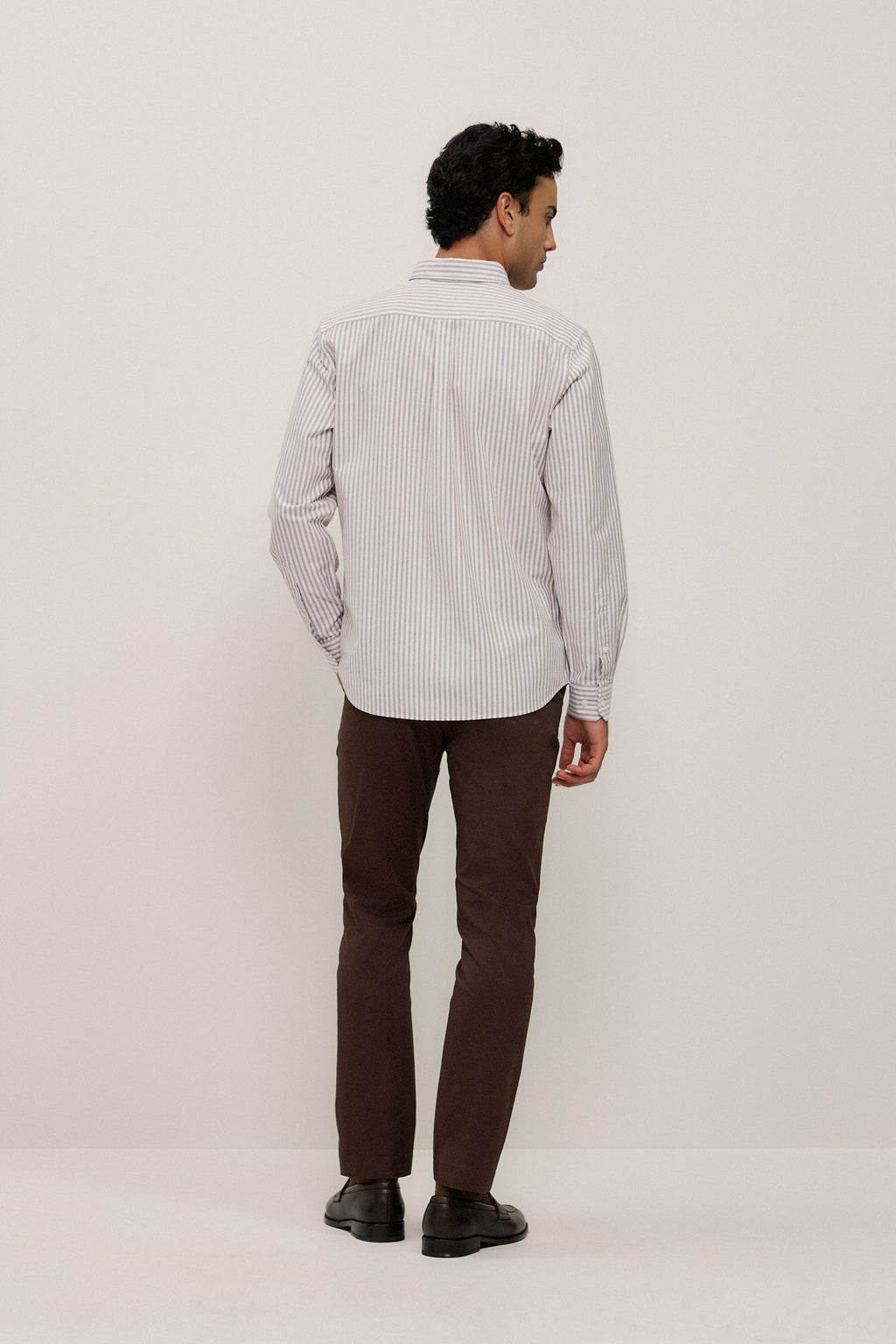 Regular Fit Wide Stripe Oxford Shirt
