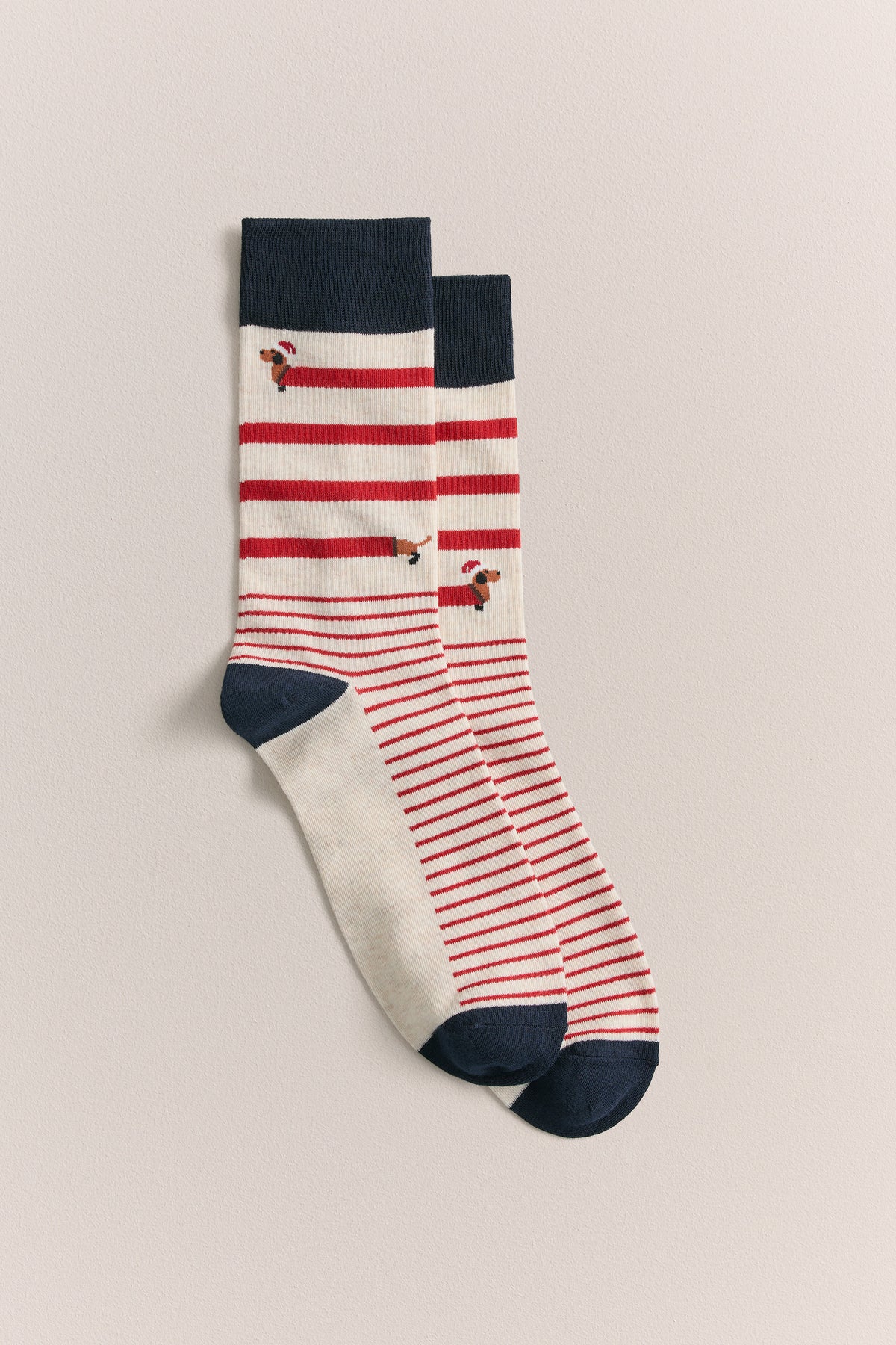 Dachshund Santa Crew Sock