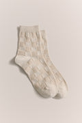Jacquard Lattice Sock