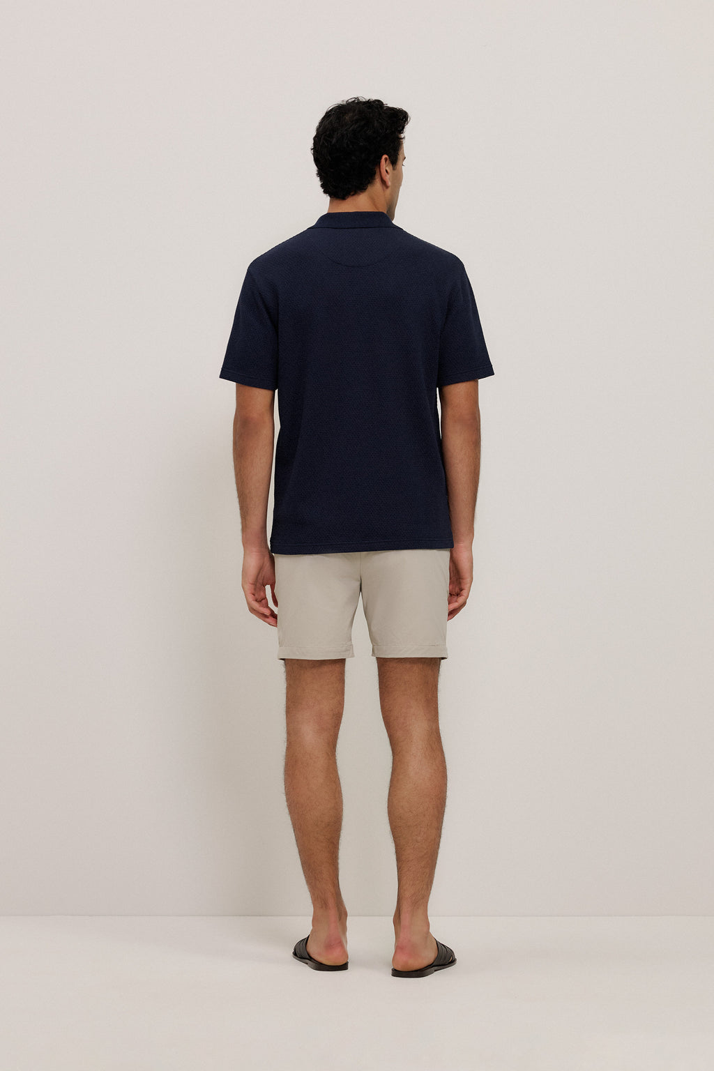 Jacquard Diamond Stitch Polo