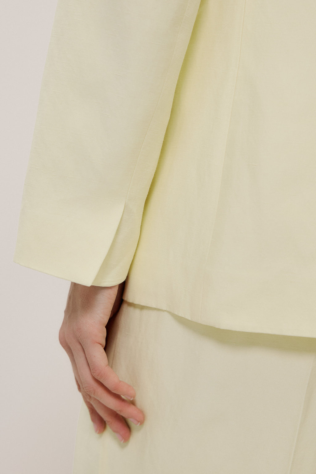 Collarless Longline Blazer