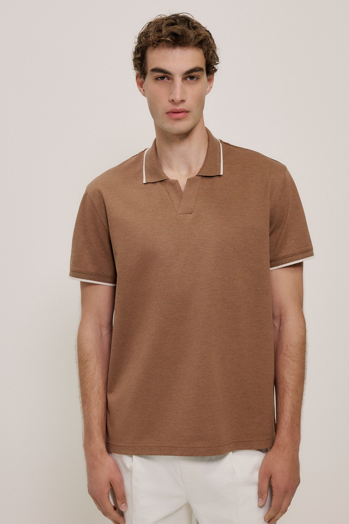 Mercerised Cotton Pique Marle Polo