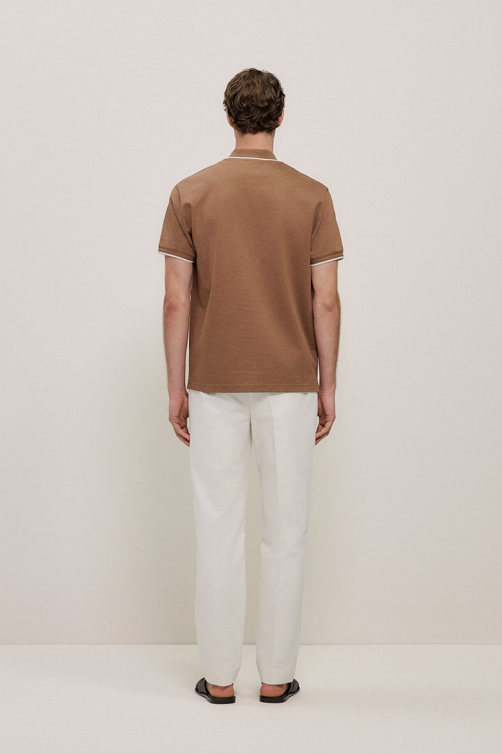 Mercerised Cotton Pique Marle Polo