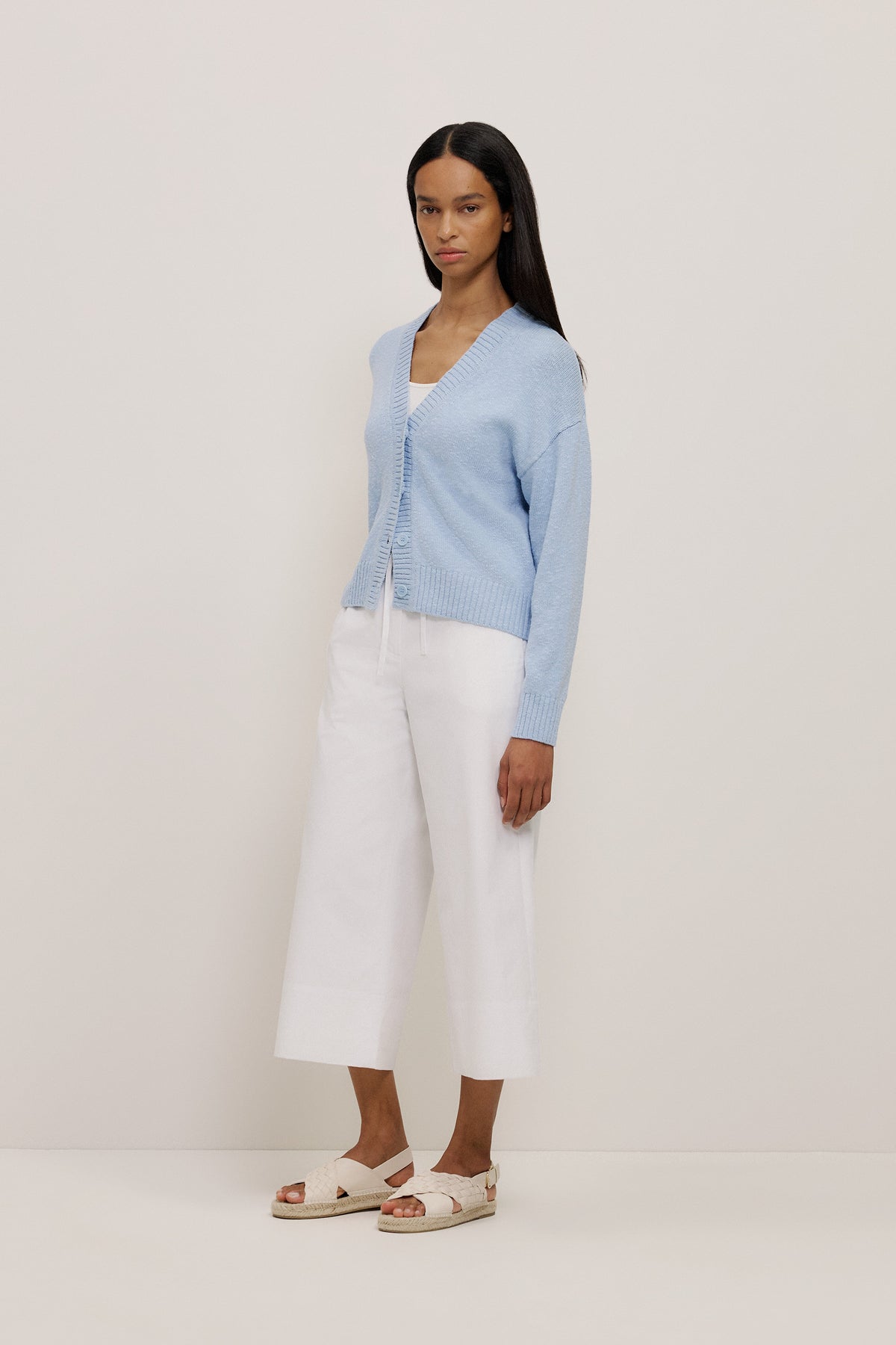 Cropped Drawcord Pant