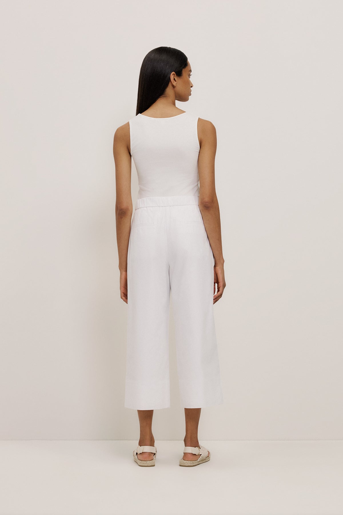 Cropped Drawcord Pant