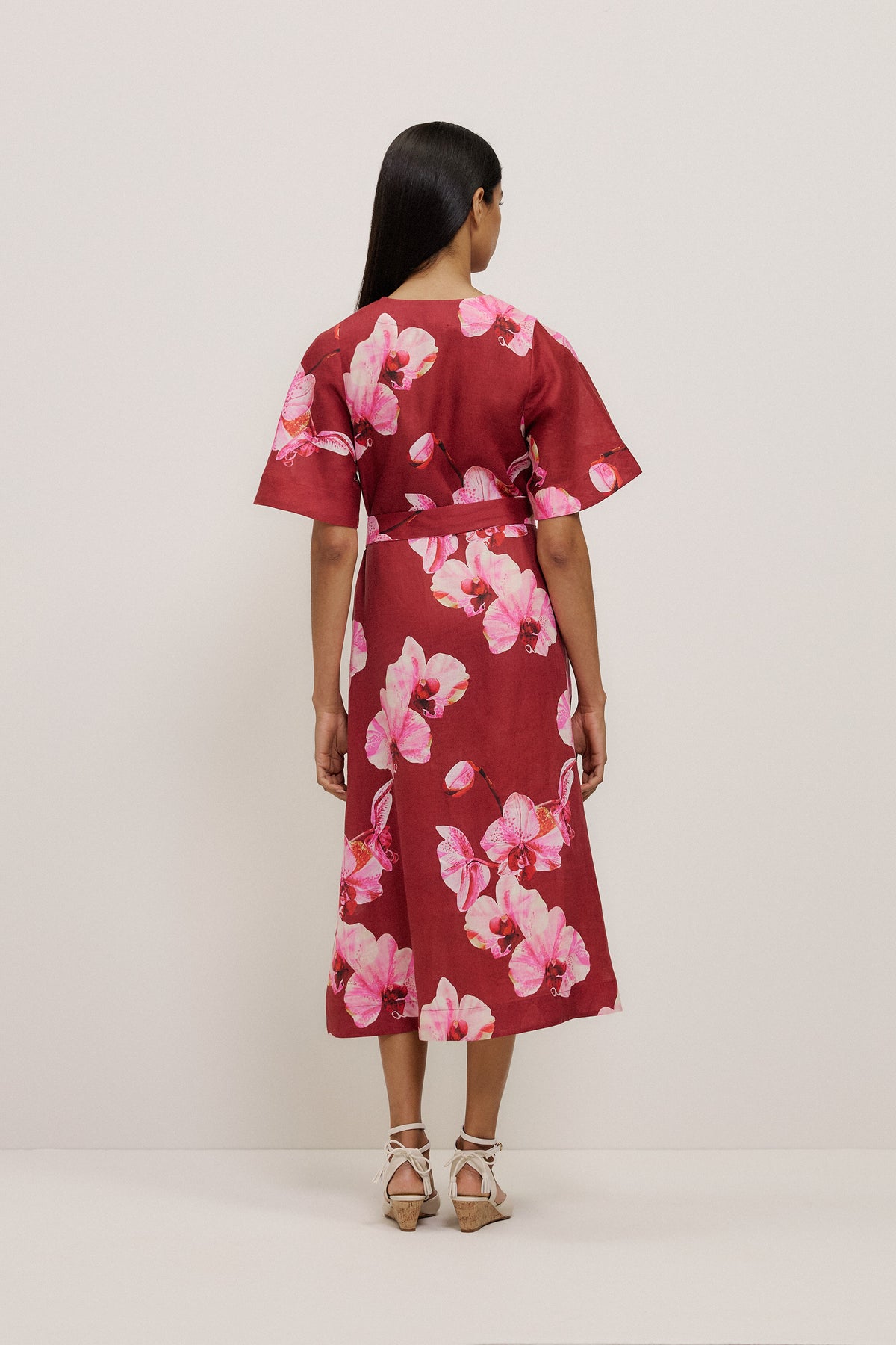 Arden Linen Belted Dress